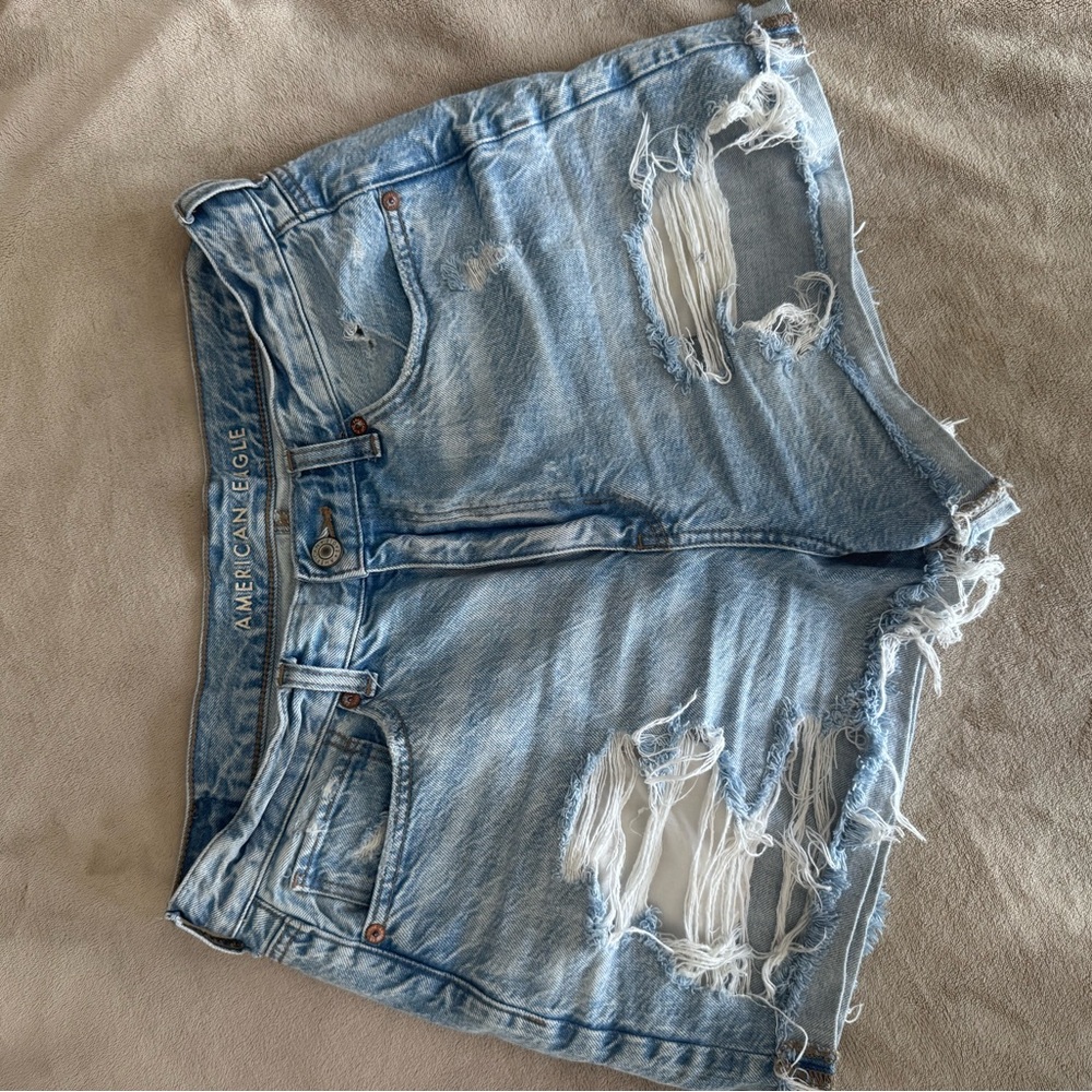 American Eagle Outfitters Light Blue Denim Shorts
